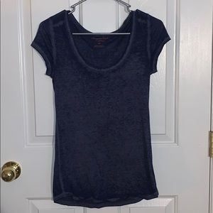AE Blue scoop neck T-shirt